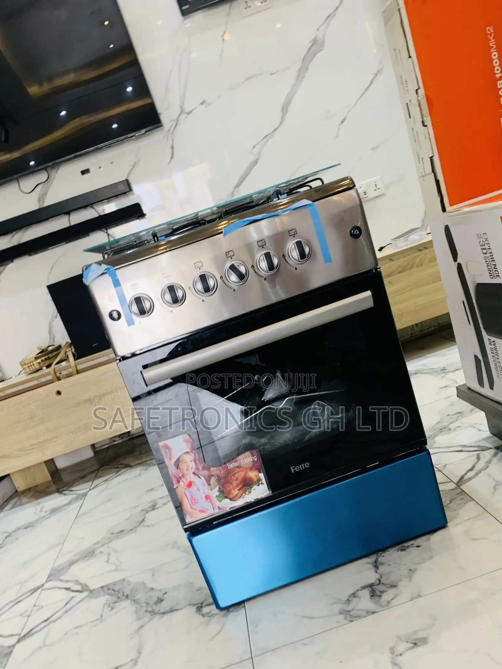 Newly Virtual Volcano 50x60 (New Line) Freestanding Gas Cooker