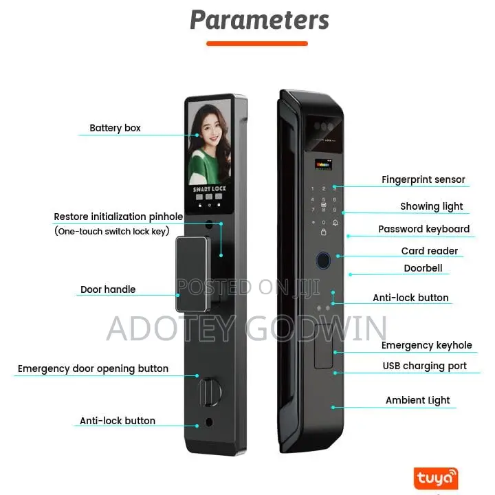 Tuya Facial Recognition Smart Lock