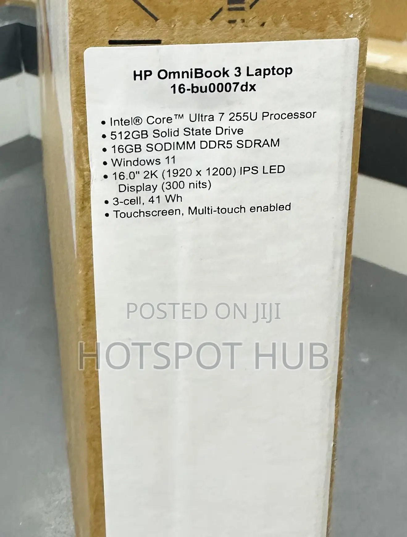 New Laptop HP 16GB Intel Core Ultra 7 SSD 512GB