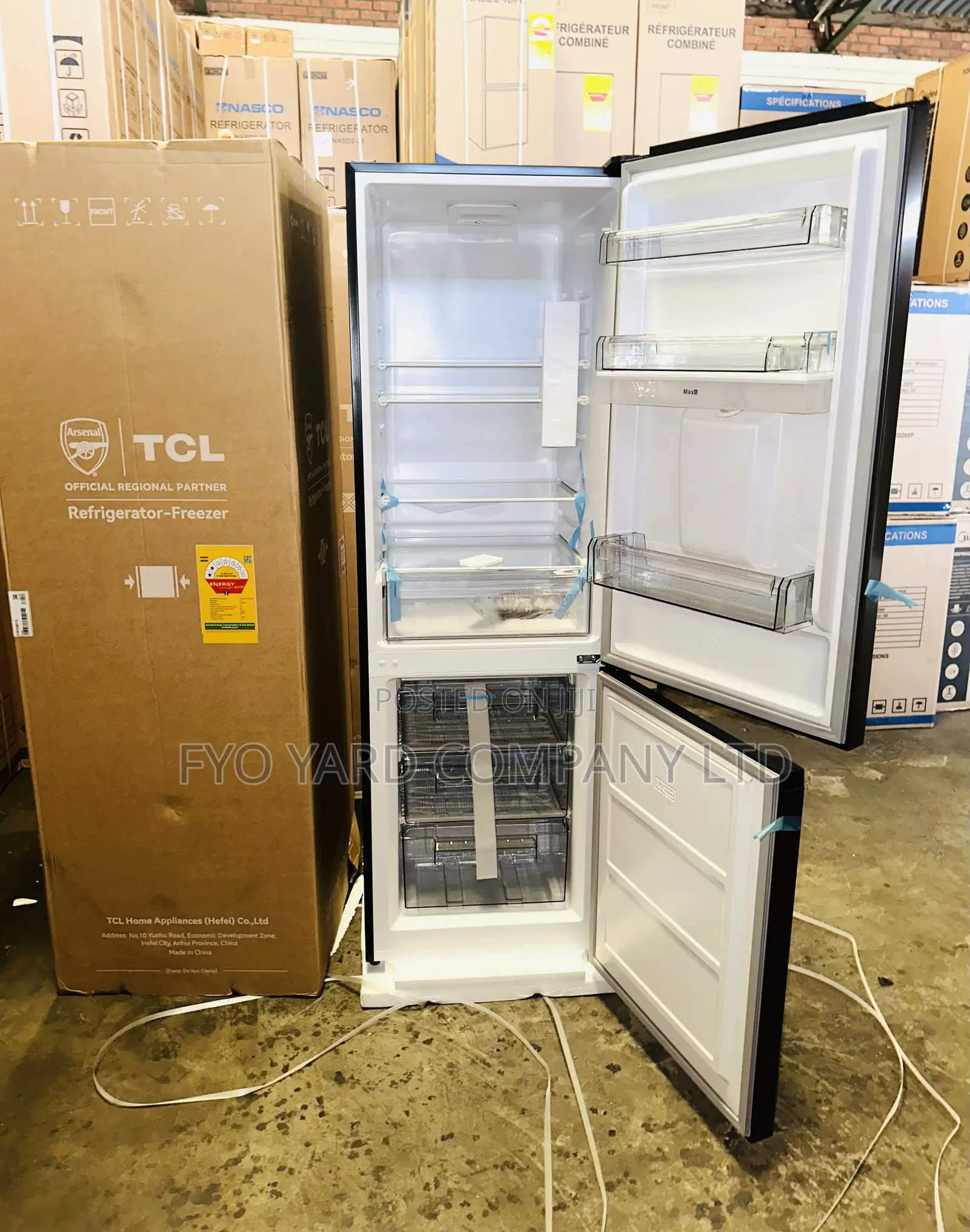 Upgrade Your Kitchen With TCL Fridge 309liters Size Refrigerator