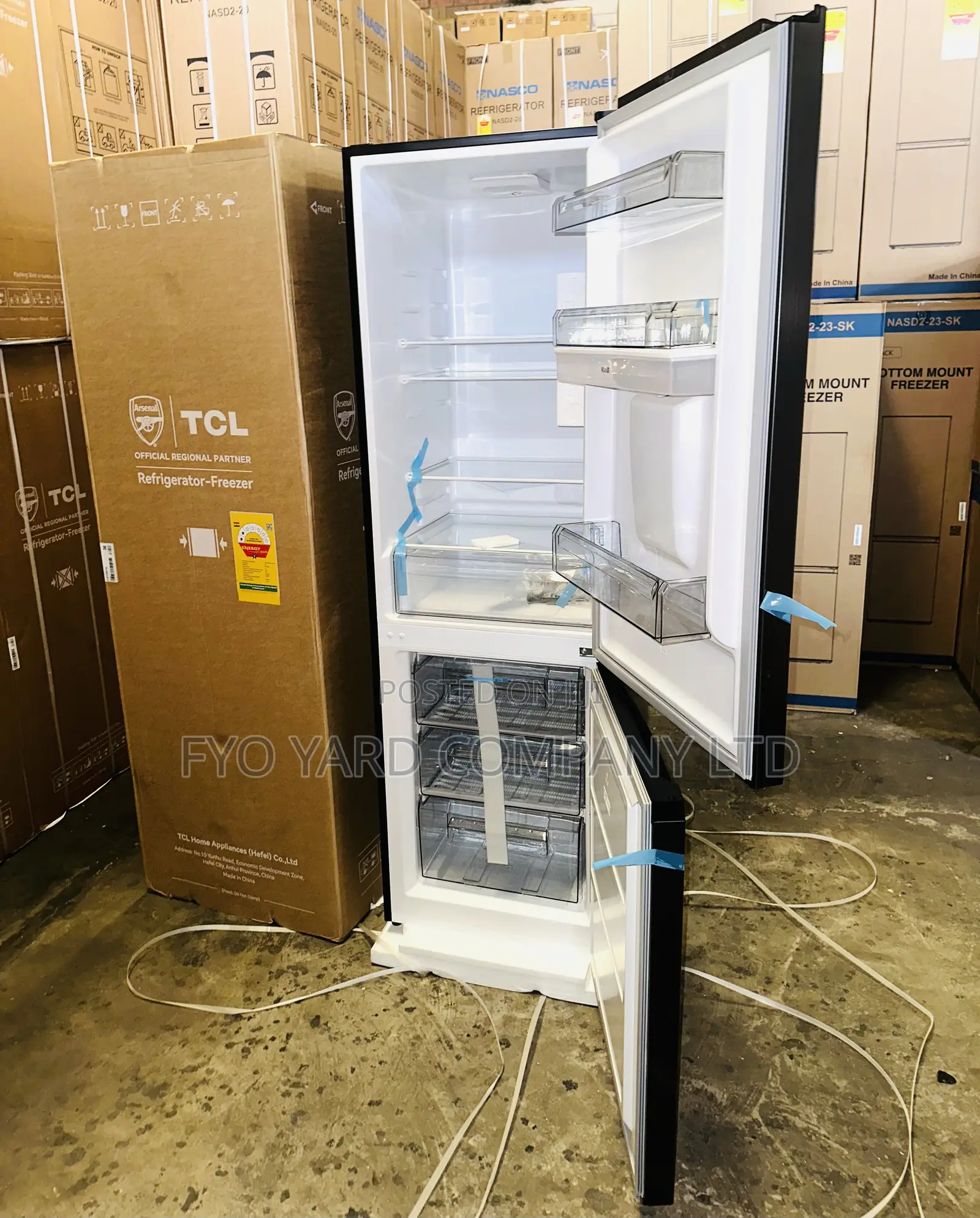 Latest Made 309liters TCL Fast Chilling Fridge and Dishpenser