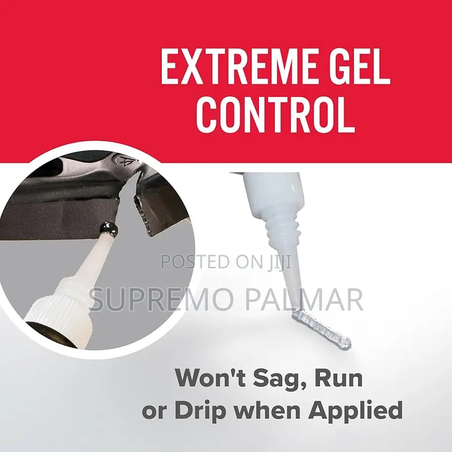J-B Weld Superweld Extreme, Instant Adhesive Super Glue Gel for Metals