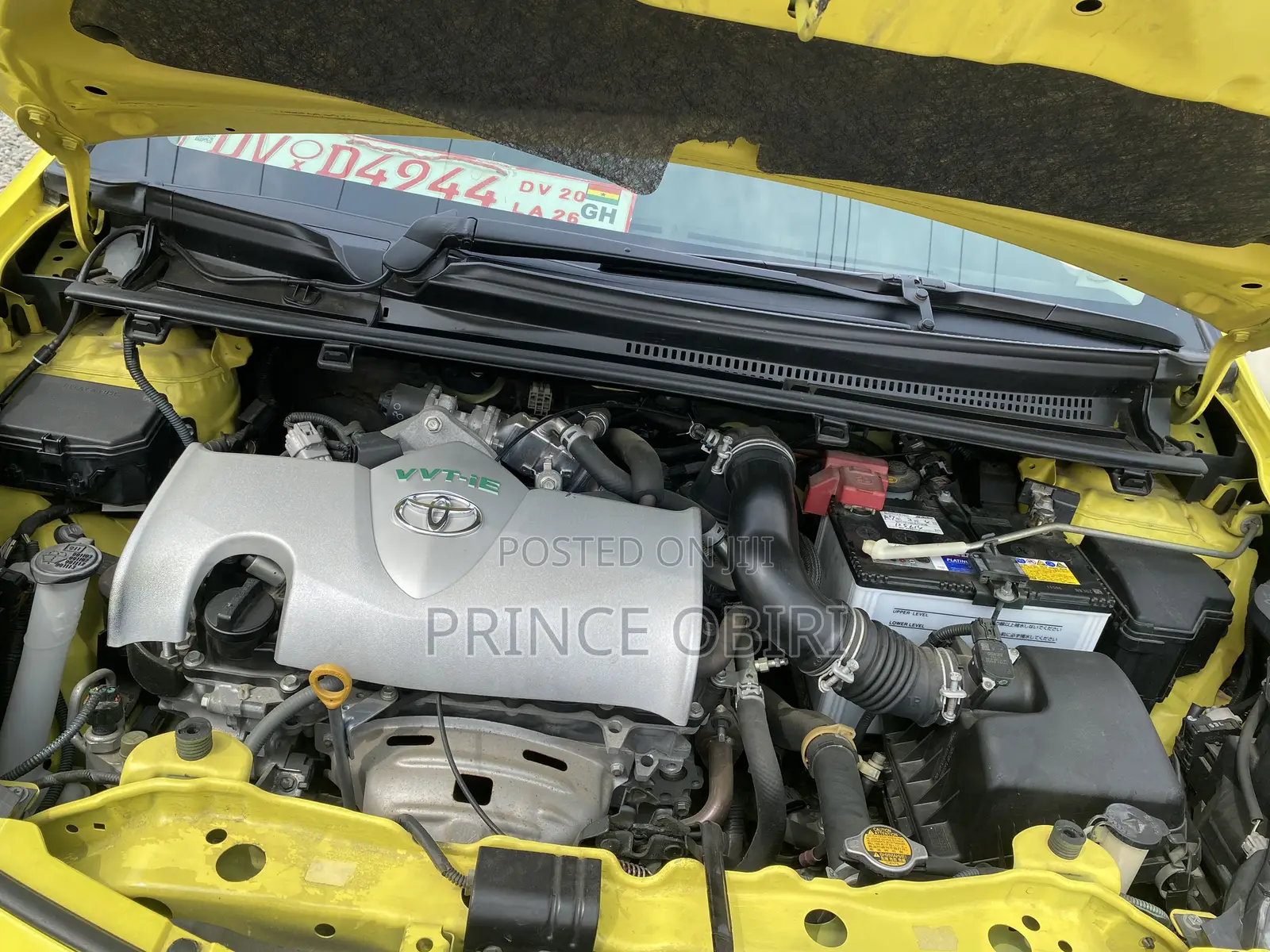Toyota Vitz 1.3 AWD 5dr 2016 Yellow