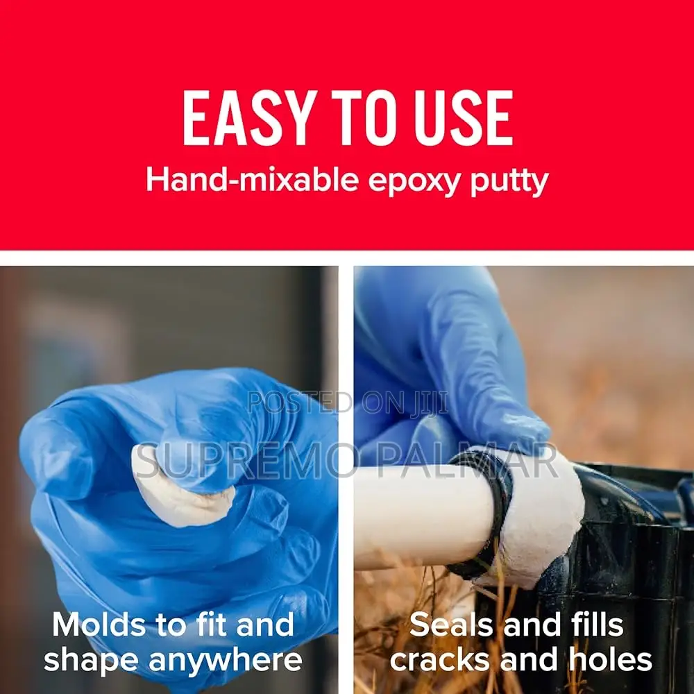J-B Weld Waterweld Epoxy Putty – Waterproof, Underwater Repair Putty