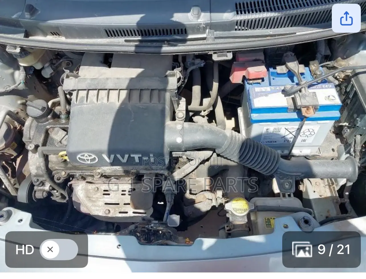 Toyota Vitz Engine 4 Plugs