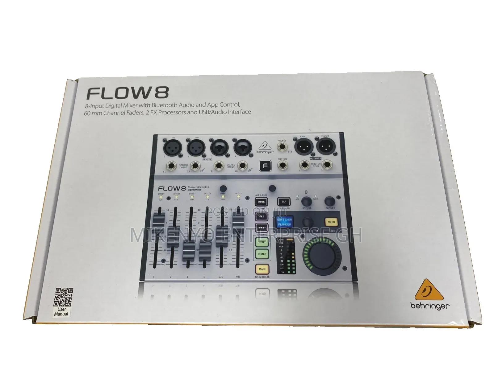 Behringer Digital Mixer 8-Channel USB Audio Interface With Bluetooth