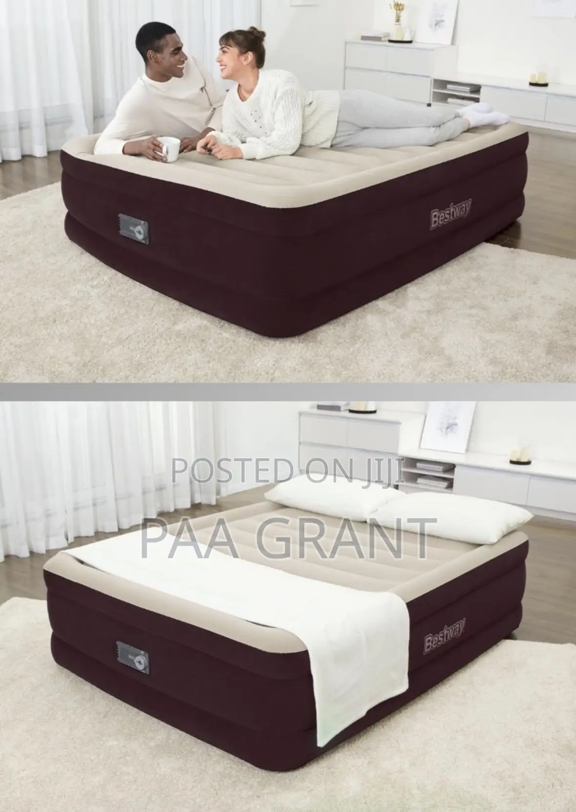 Sleep in Ultimate Comfort (Automatic Double Air Mattress