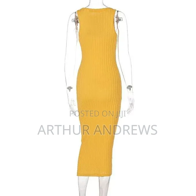 Casual Knitted Sleeveless Round Neck