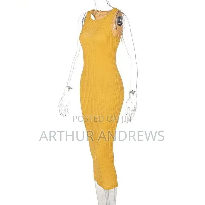 Casual Knitted Sleeveless Round Neck