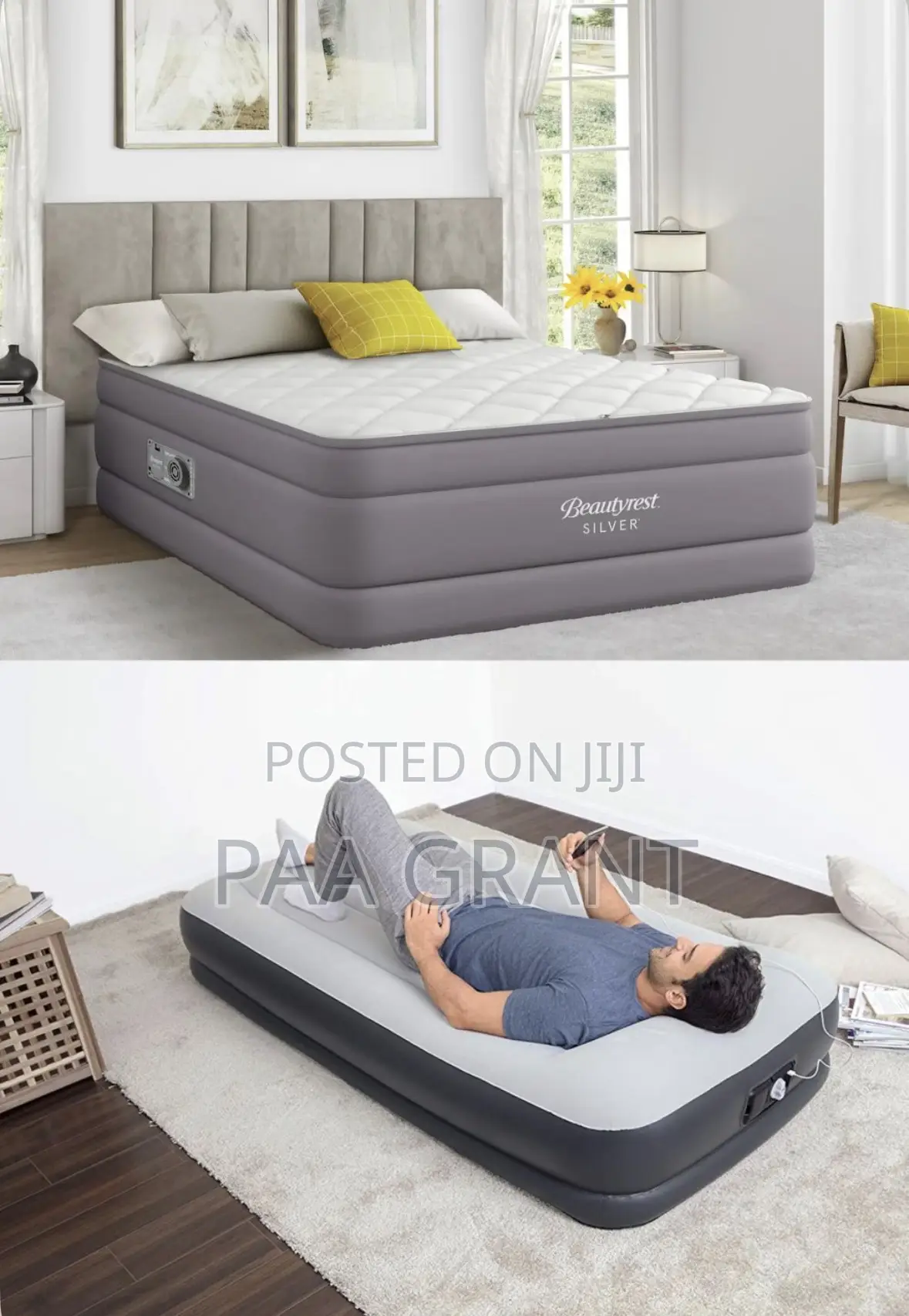 Relax in Pure Comfort (Double Size Automatic Inflatable Air Mattress