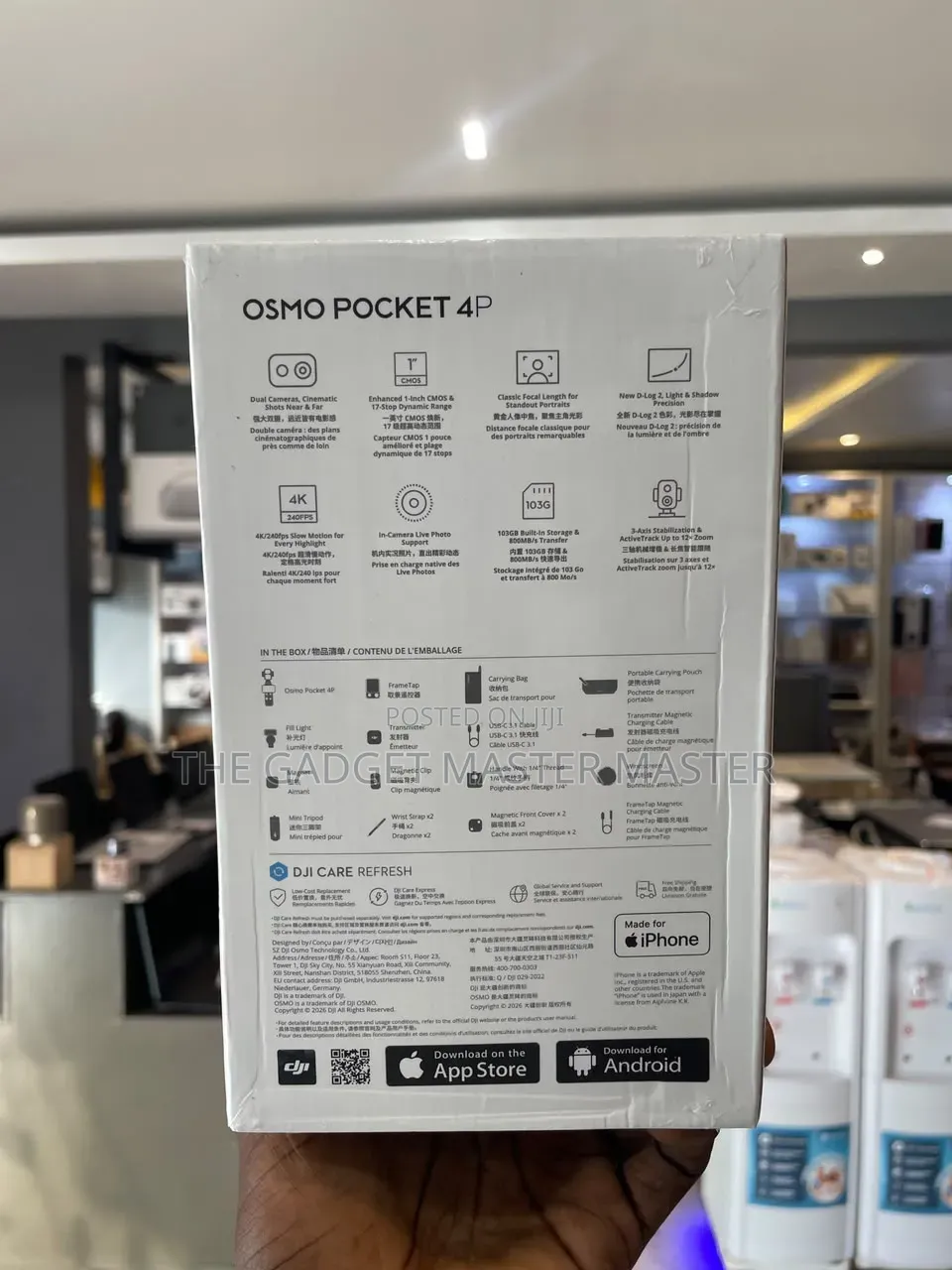 Dji Osmo Pocket 4P Dual Lens Camera