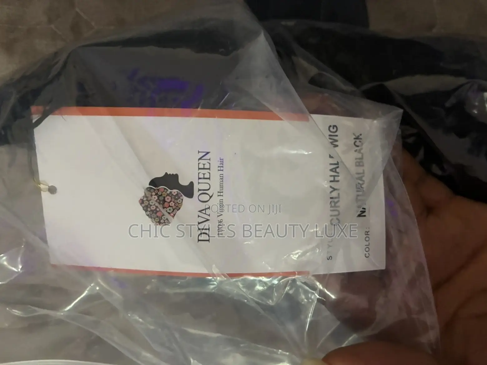 210g Diva Queen 100% Virgin Human Hair Half Wig Water Wave 20"