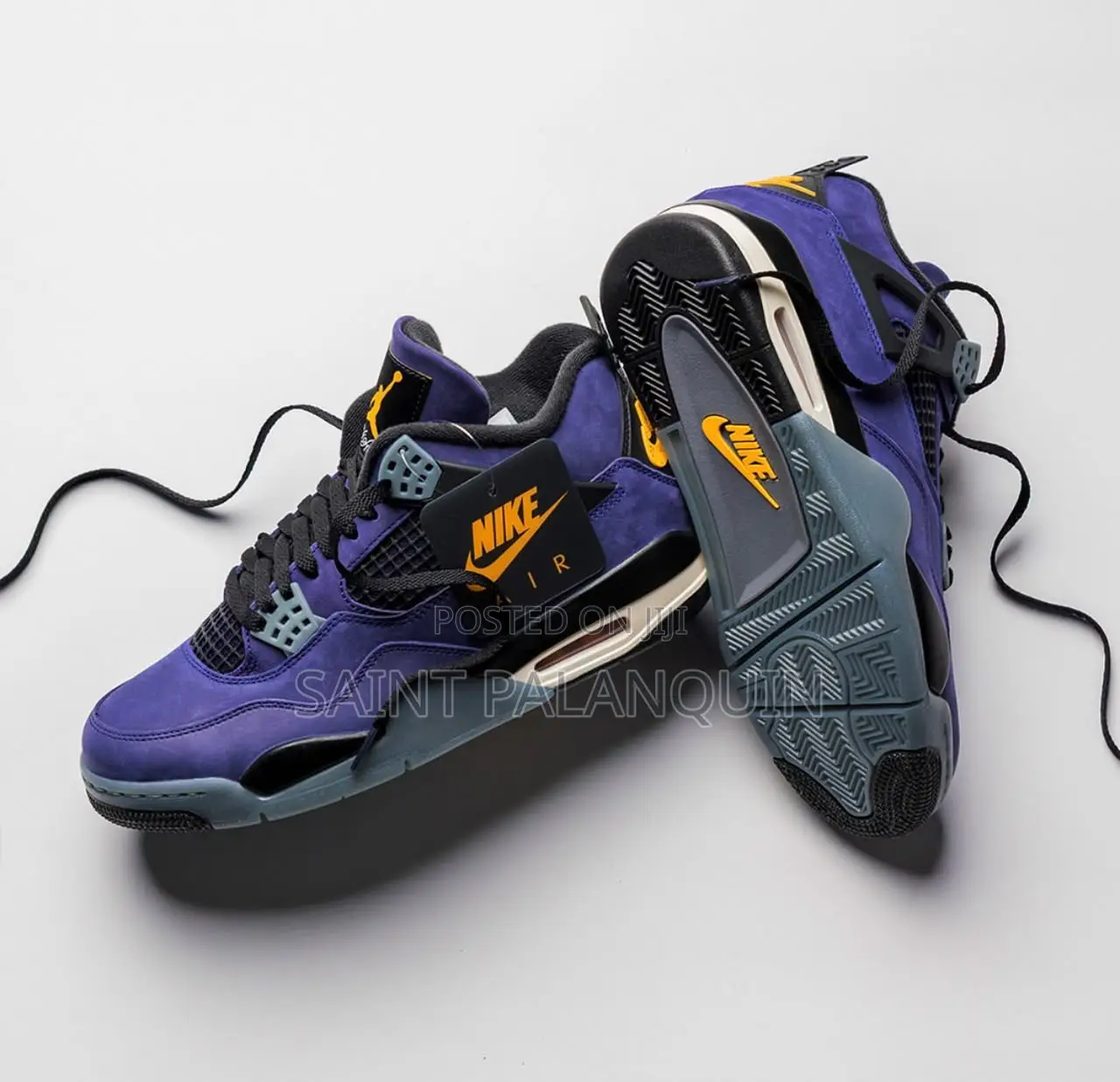 Nike Air Jordan 4 Retro "Lakers" Sneakers