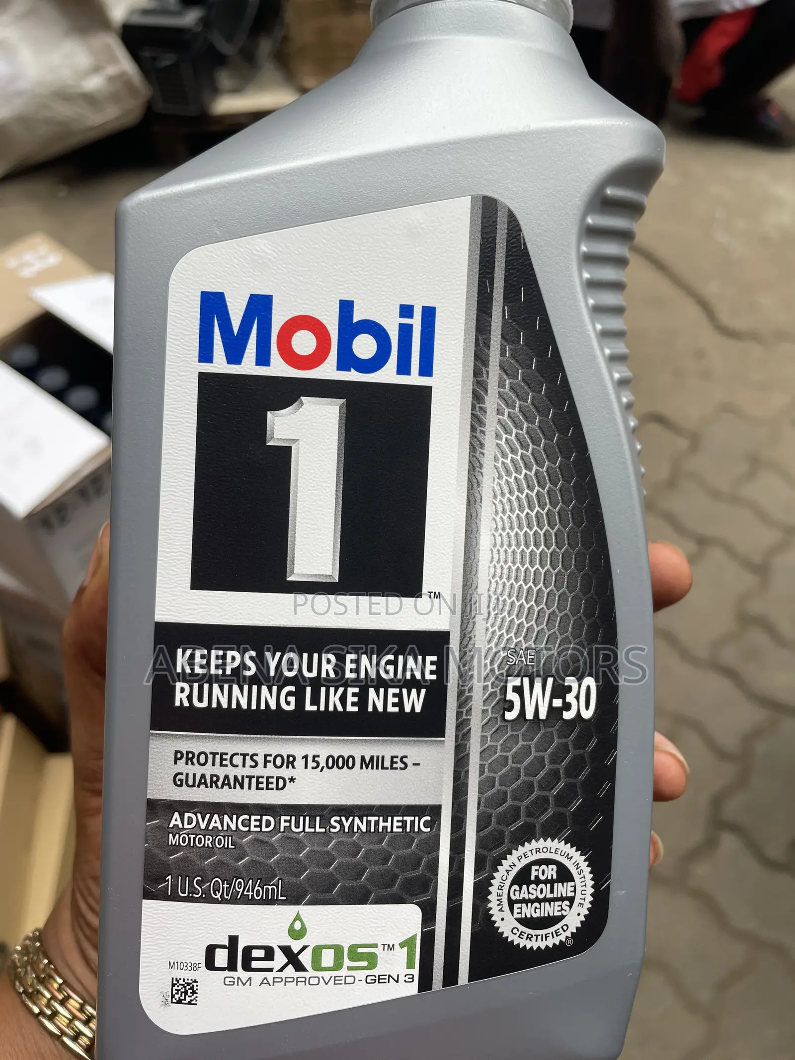 Mobil 1 Advanced Full Synthetic Motor Oil 1 Liters