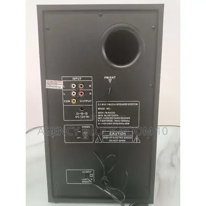 (CASH ON DELIVERY) Home Theater Speaker – 3.1 Channel