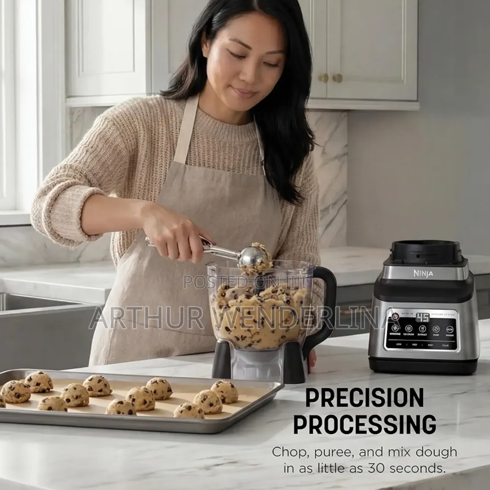 NINJA PROFESSIONAL BLENDER 3 IN 1 ,1400watt Auto-Iq Presets