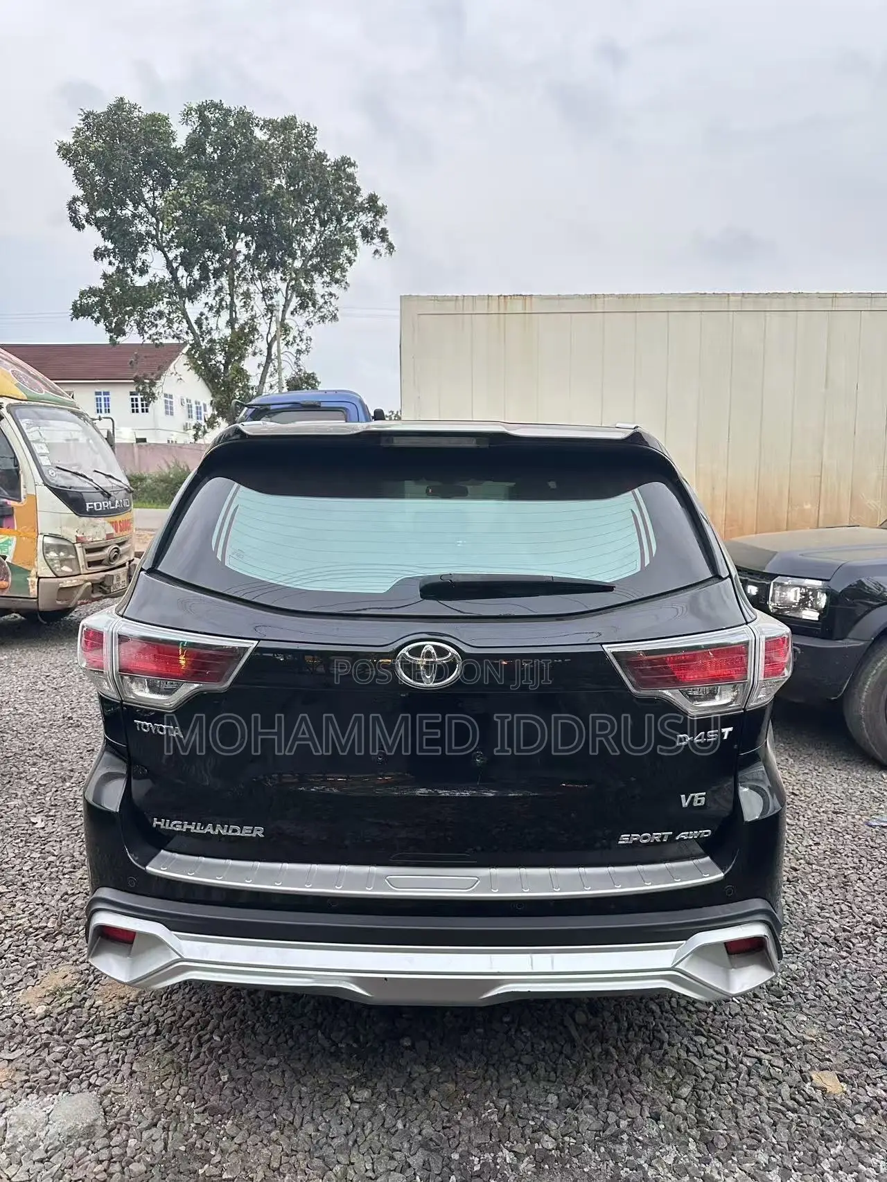 Toyota Highlander XLE 4x4 V6 (3.5L 6cyl 8A) 2017 Black
