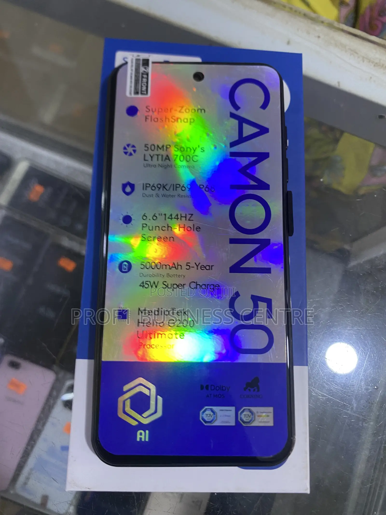 New Tecno Camon 50 256 GB Black