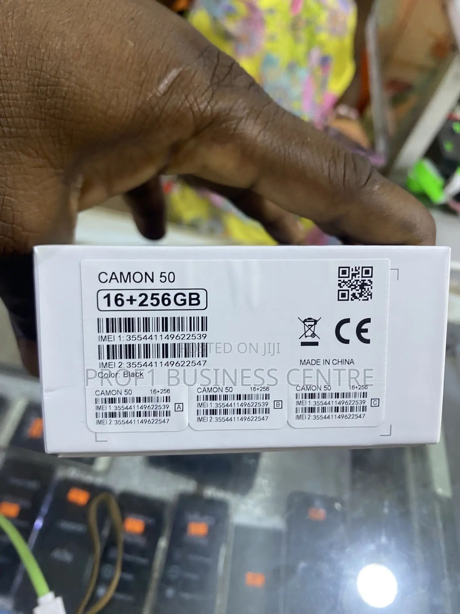 New Tecno Camon 50 256 GB Black