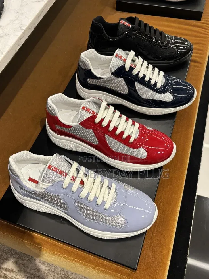 Prada American Cup Low-Top Sneakers
