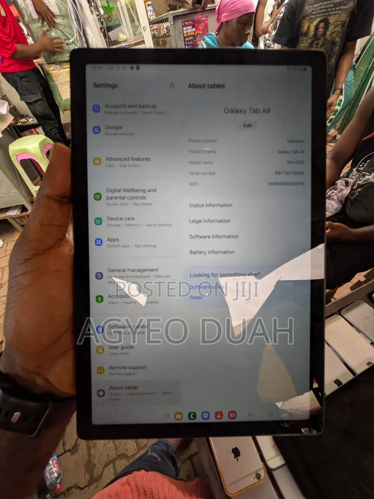 New Samsung Galaxy Tab A8 10.5 (2021) 64 GB Gray