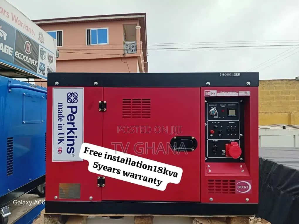 Perkins 18kVA Diesel Generator – 3 Phase Silent Genset3 Phase 18kva