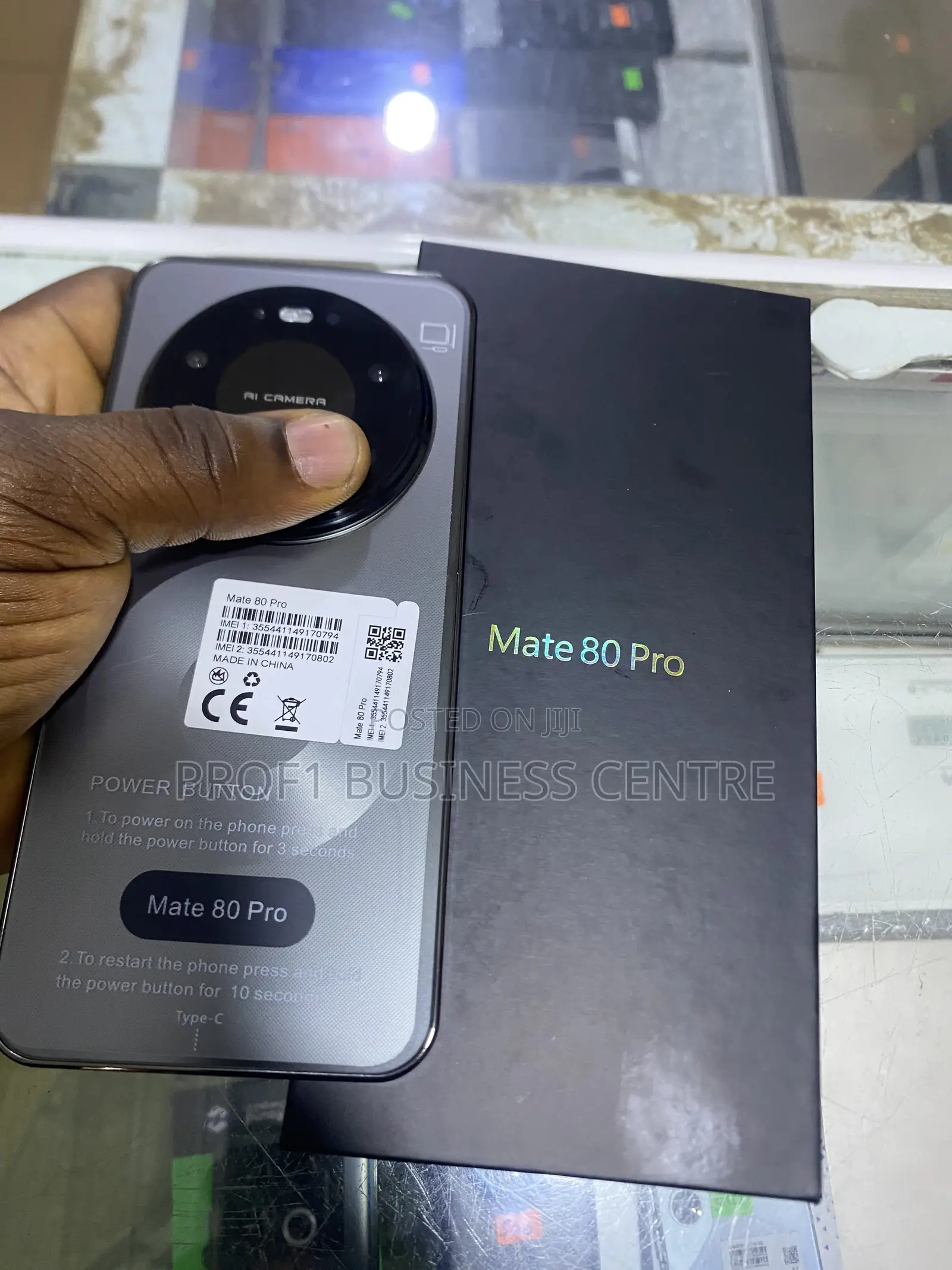 New Huawei Mate 80 Pro 5G 512 GB Black