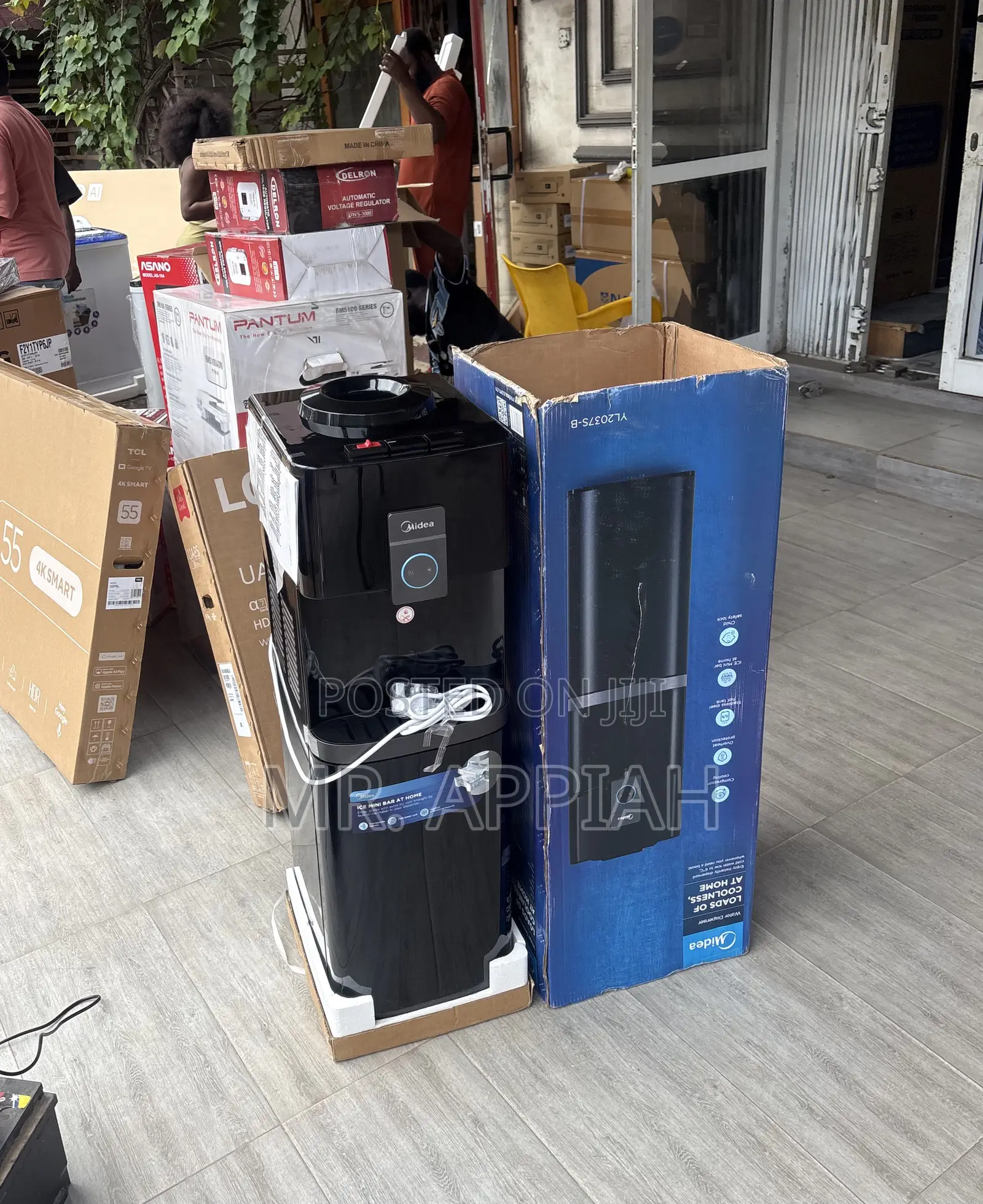 Get Midea 30Liters 3 Tap Electric Water Dispenser(Black)