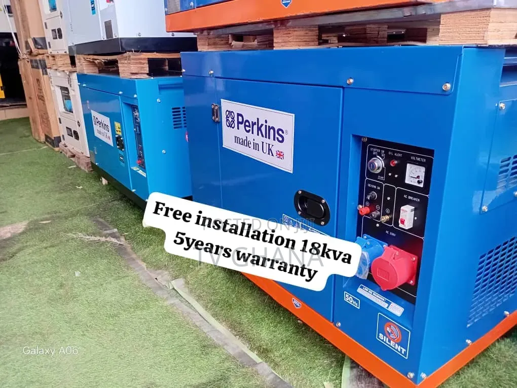 Clean Perkins 18kVA Diesel Generator – Industrial Grade18kva