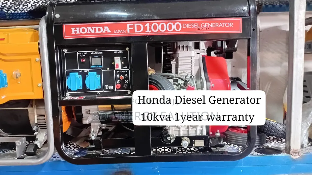 Honda 10kVA Diesel Generator – Ideal for Shops Homes