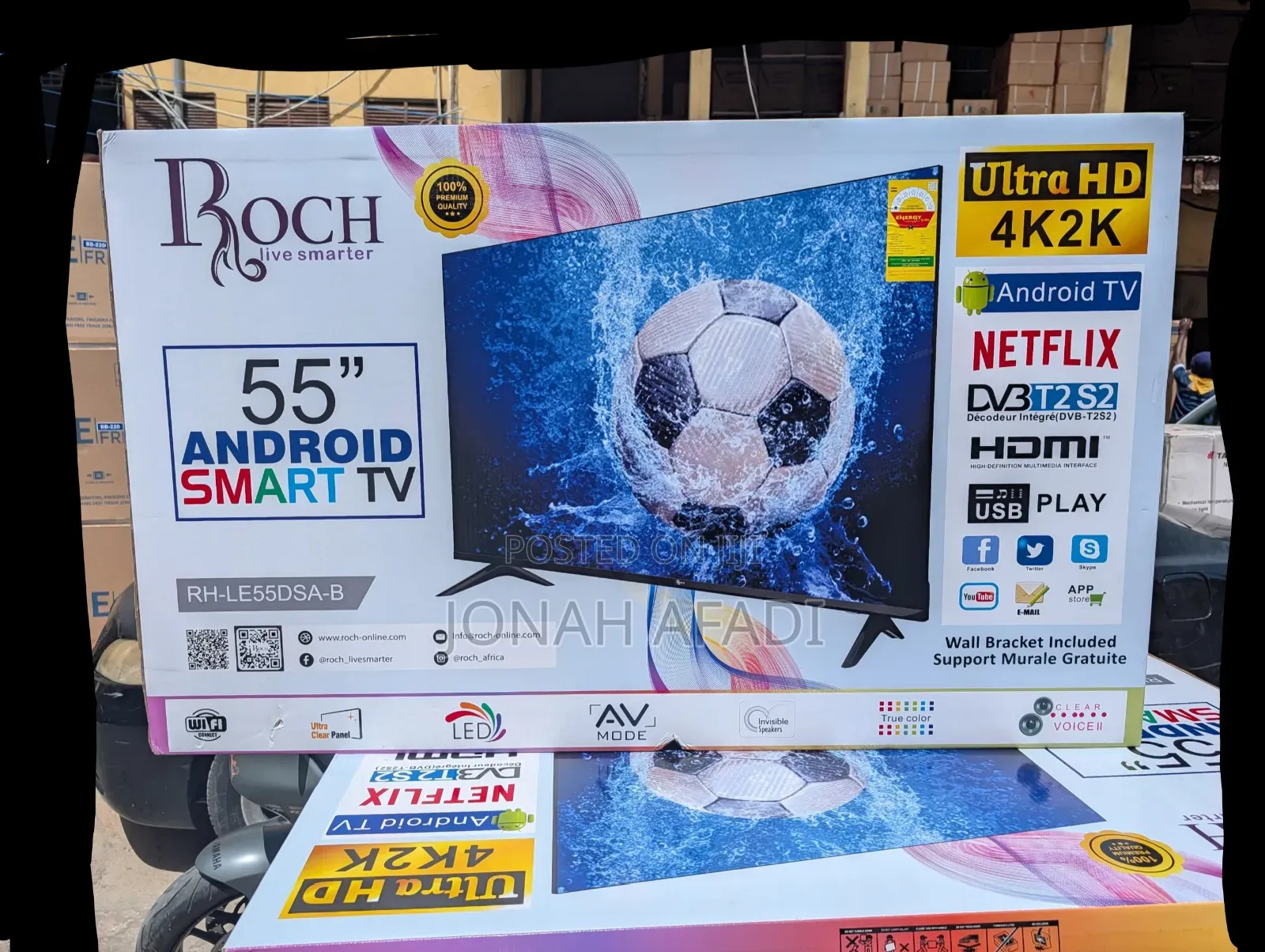 Roch 55′′ LED Smart Android UHD TV