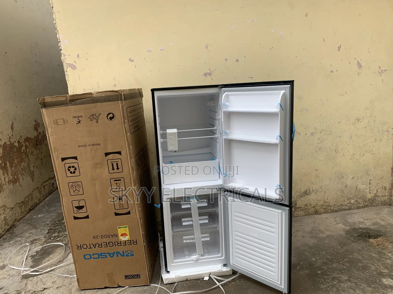 Massive Nasco 207liters Nas-D2-29 DoubleDoor Button Fridge