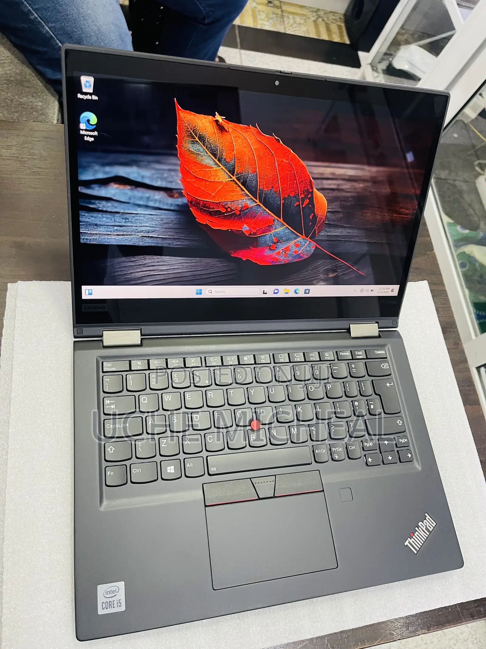 Laptop Lenovo ThinkPad x13 Yoga 8GB Intel Core i5 SSD 256GB