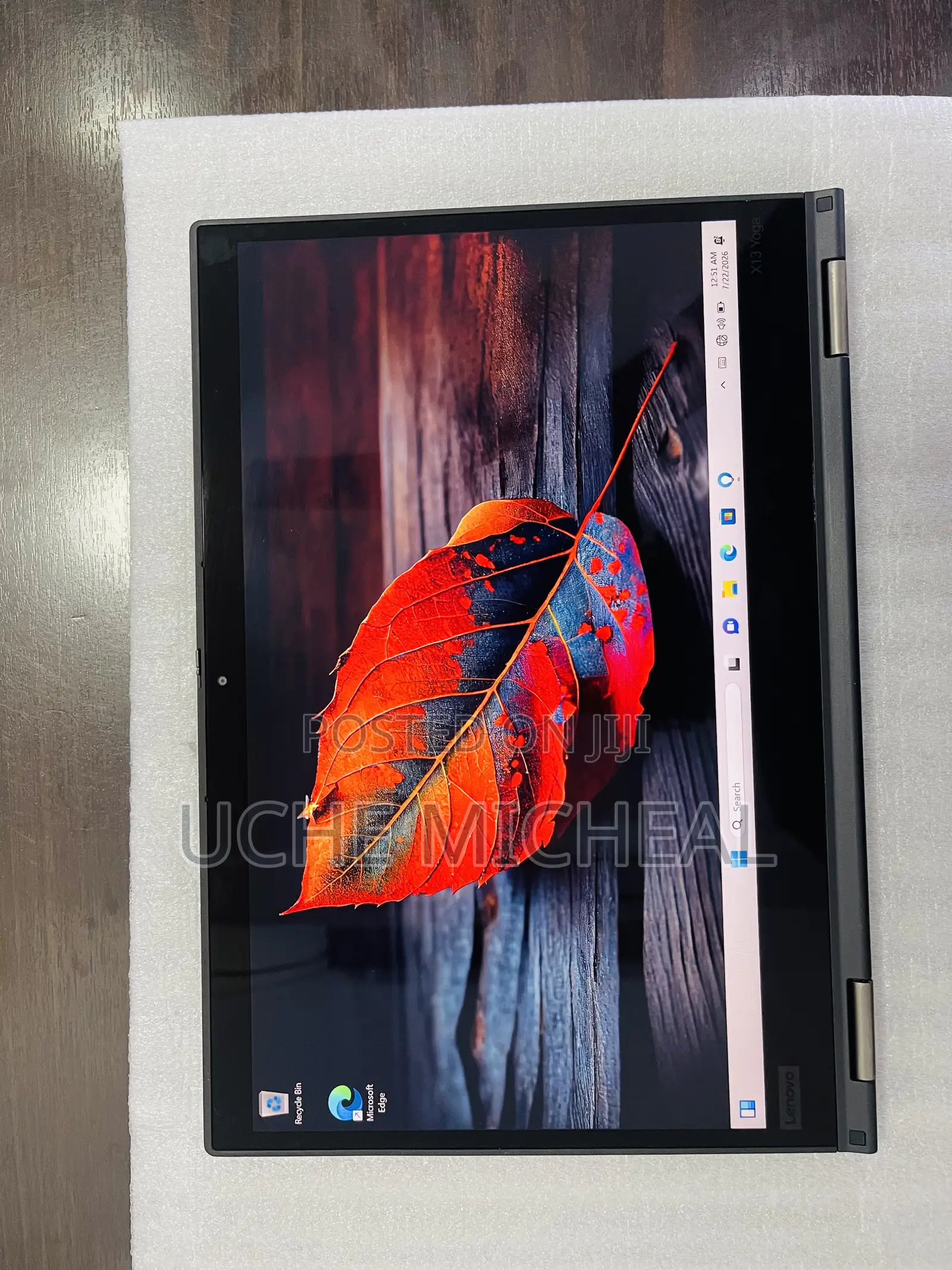 Laptop Lenovo ThinkPad x13 Yoga 8GB Intel Core i5 SSD 256GB