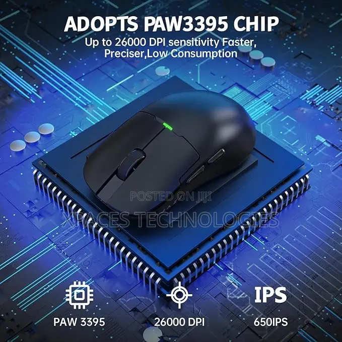 Gaming/Office Wireless Mouse Ajazz AJ159 Dual Mode 2.4g/USB-C 56g