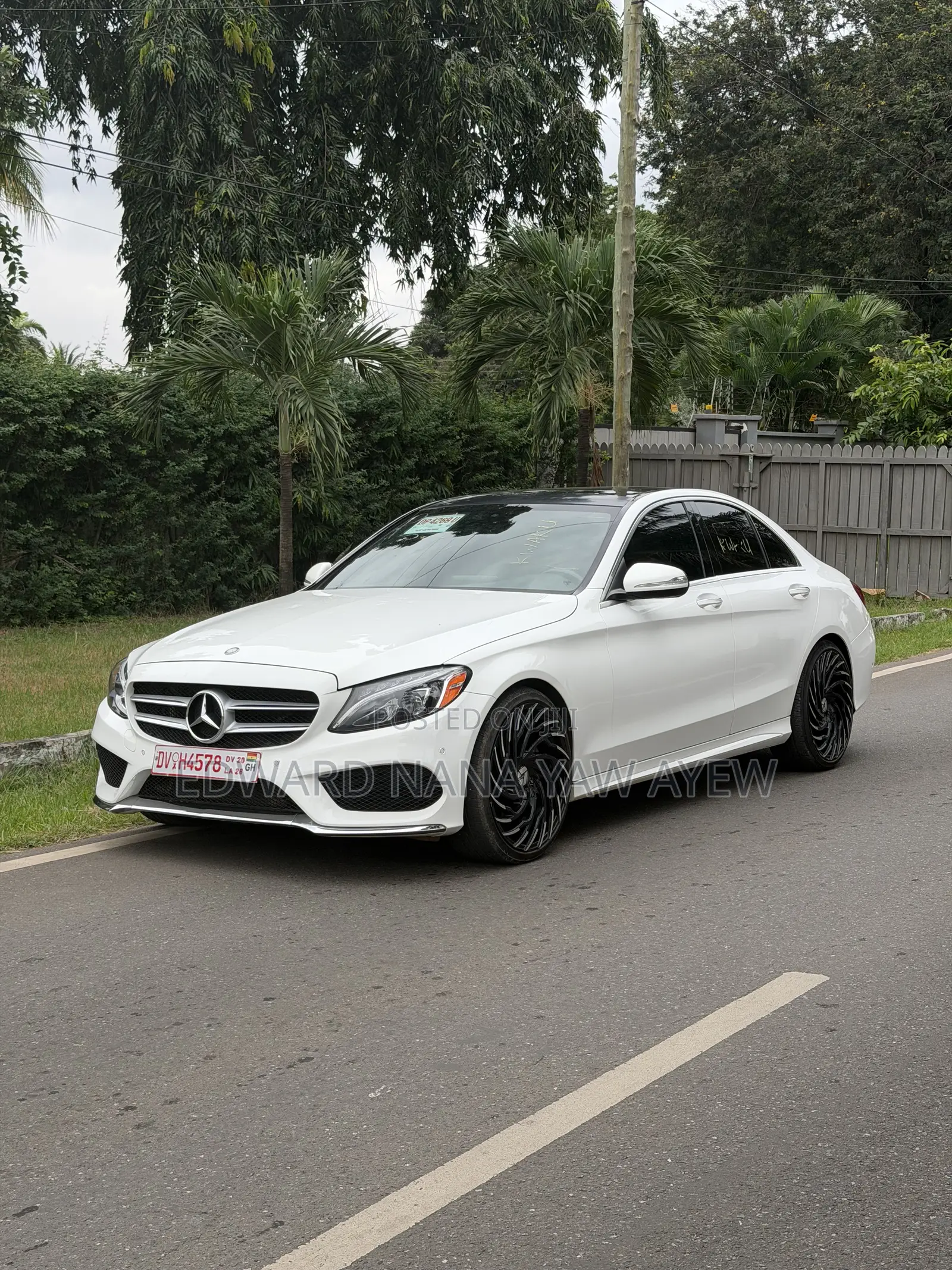 Mercedes-Benz C300 Luxury 4Matic Sedan AWD (2.0L 4cyl 7A) 2016 White