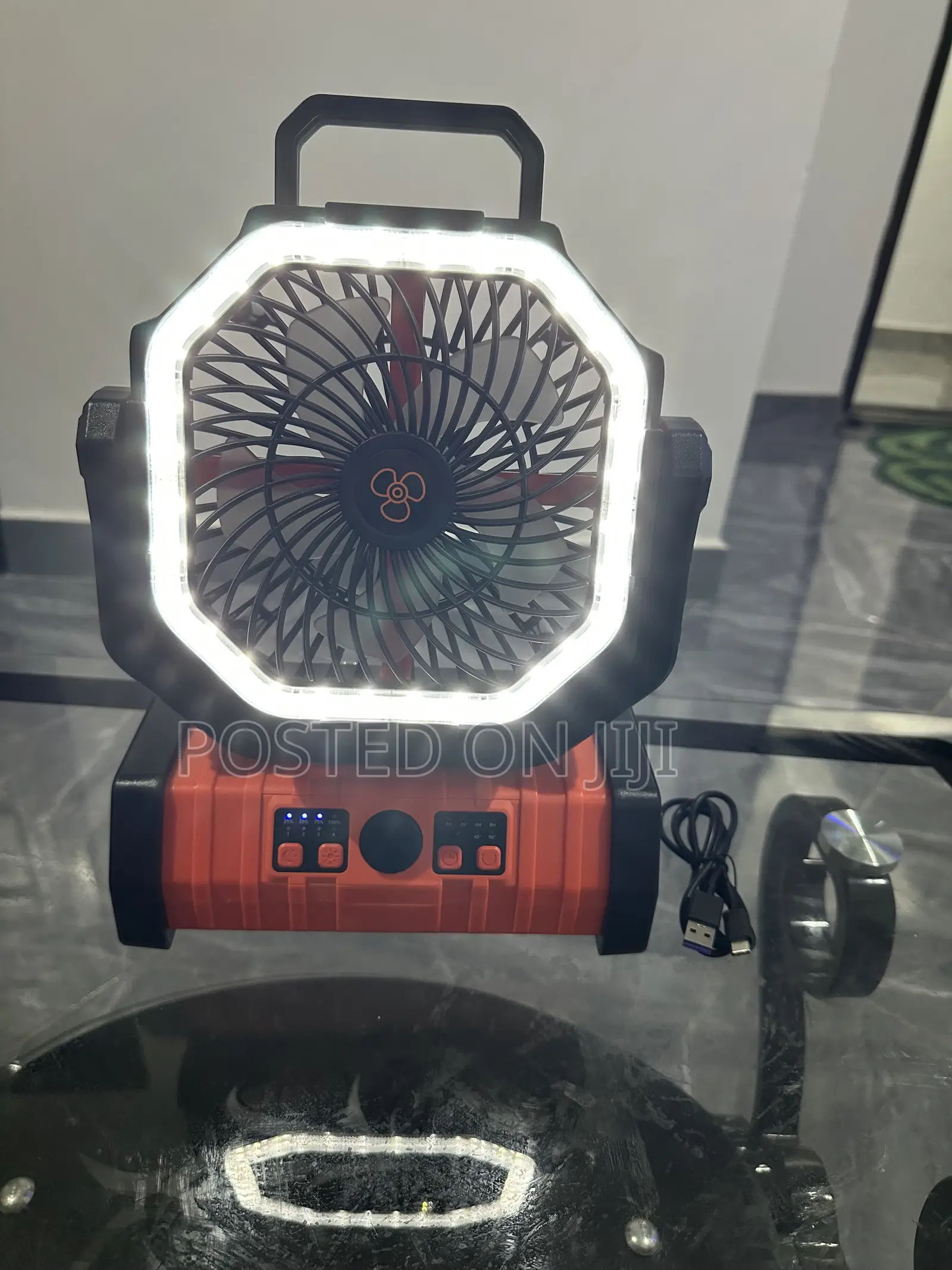 Rechargeable Fan Last 58hours (3days) Out Door and Indoor Fan