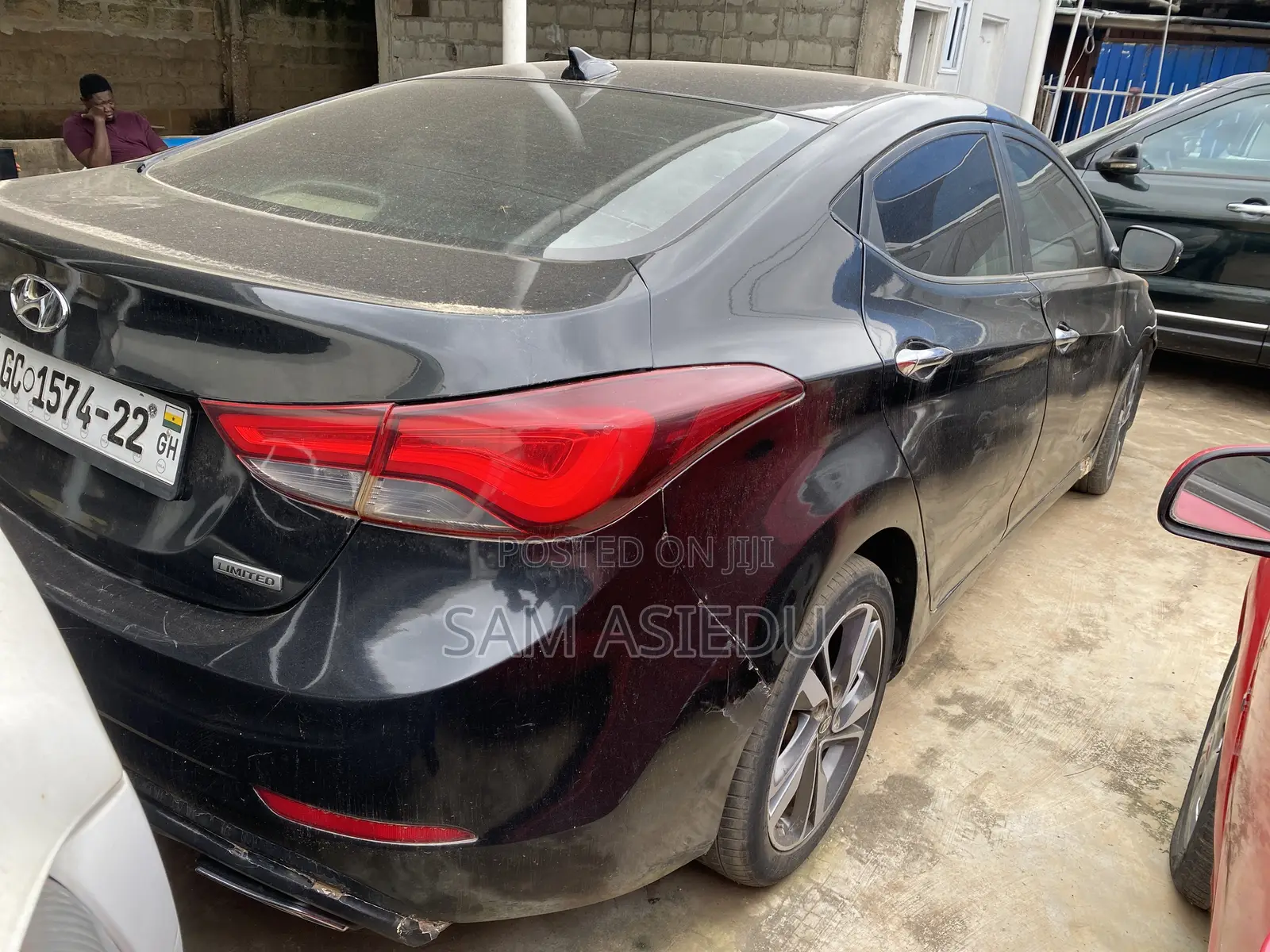 Hyundai Elantra Limited 4dr Sedan (1.8L 4cyl 6A) 2015 Black