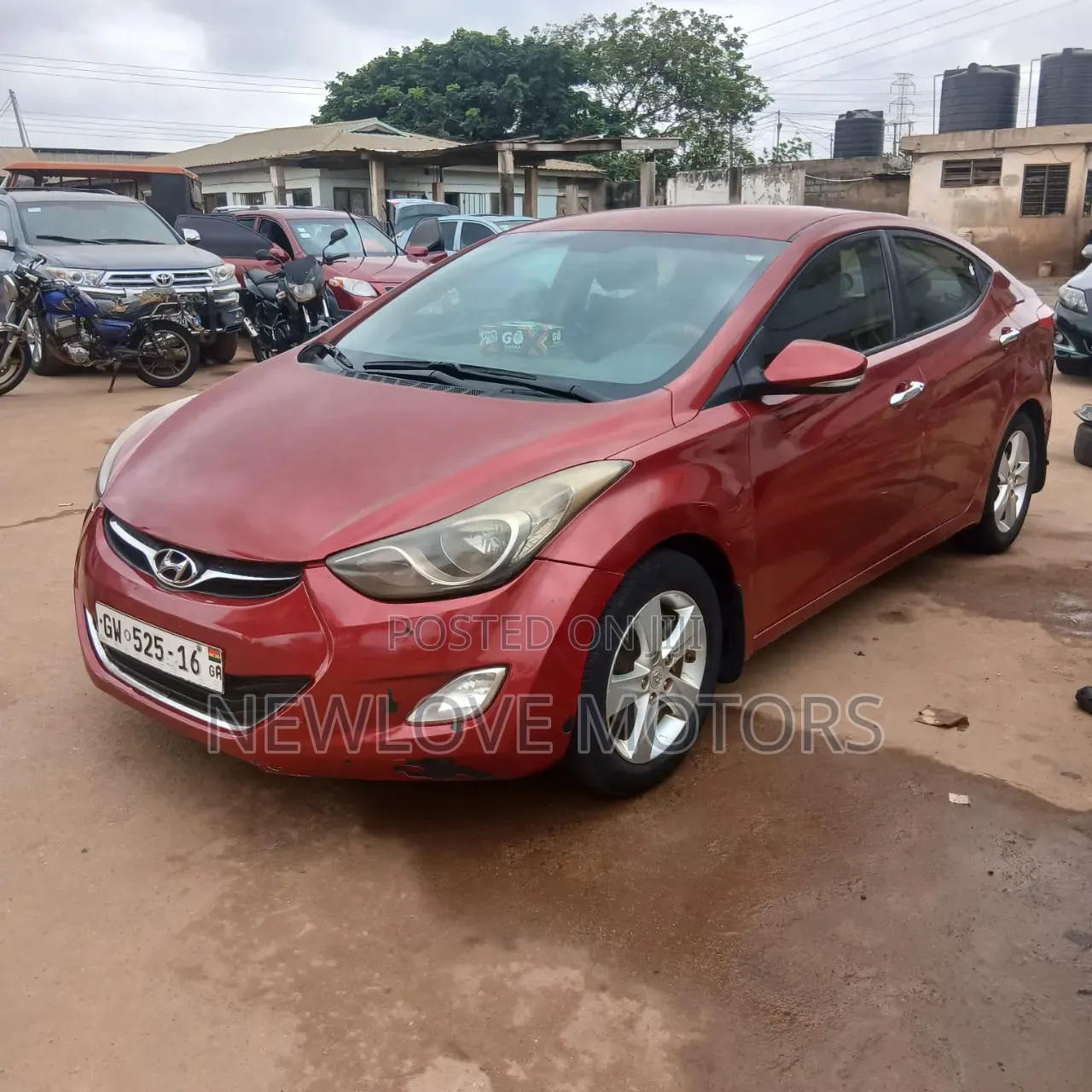 Hyundai Elantra 2013 Red