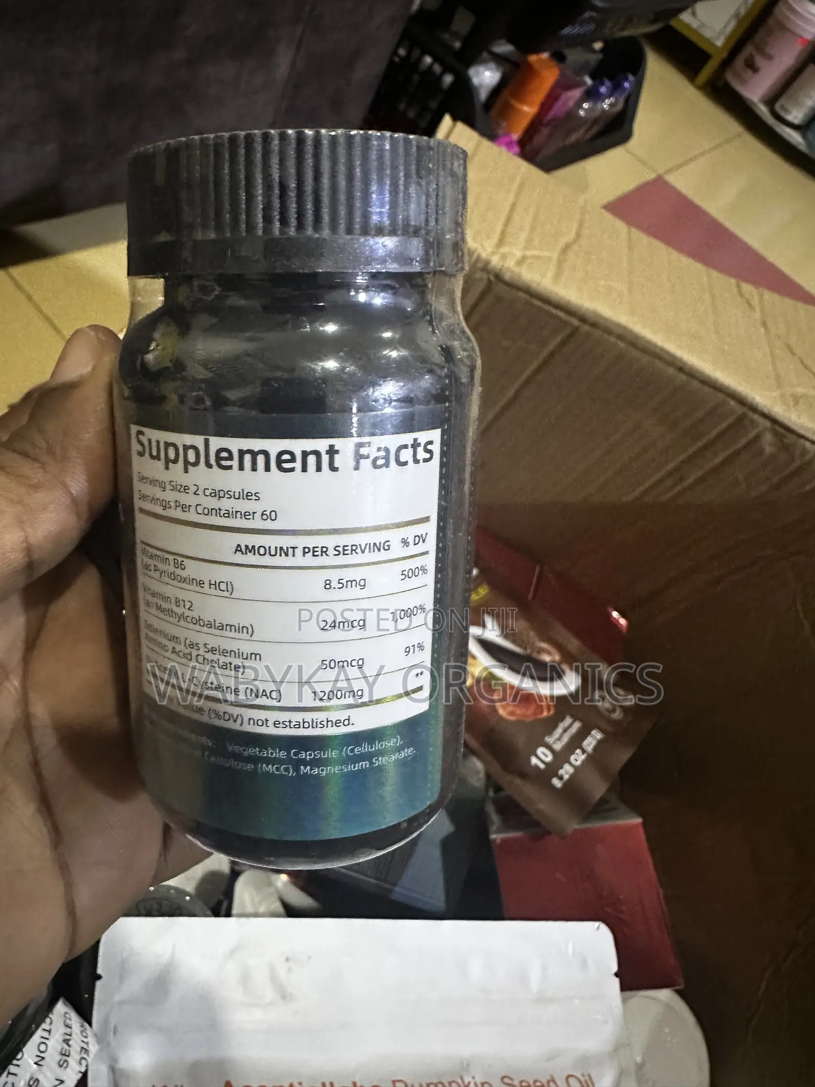 NAC Selenium B6 and B12. 1200mg