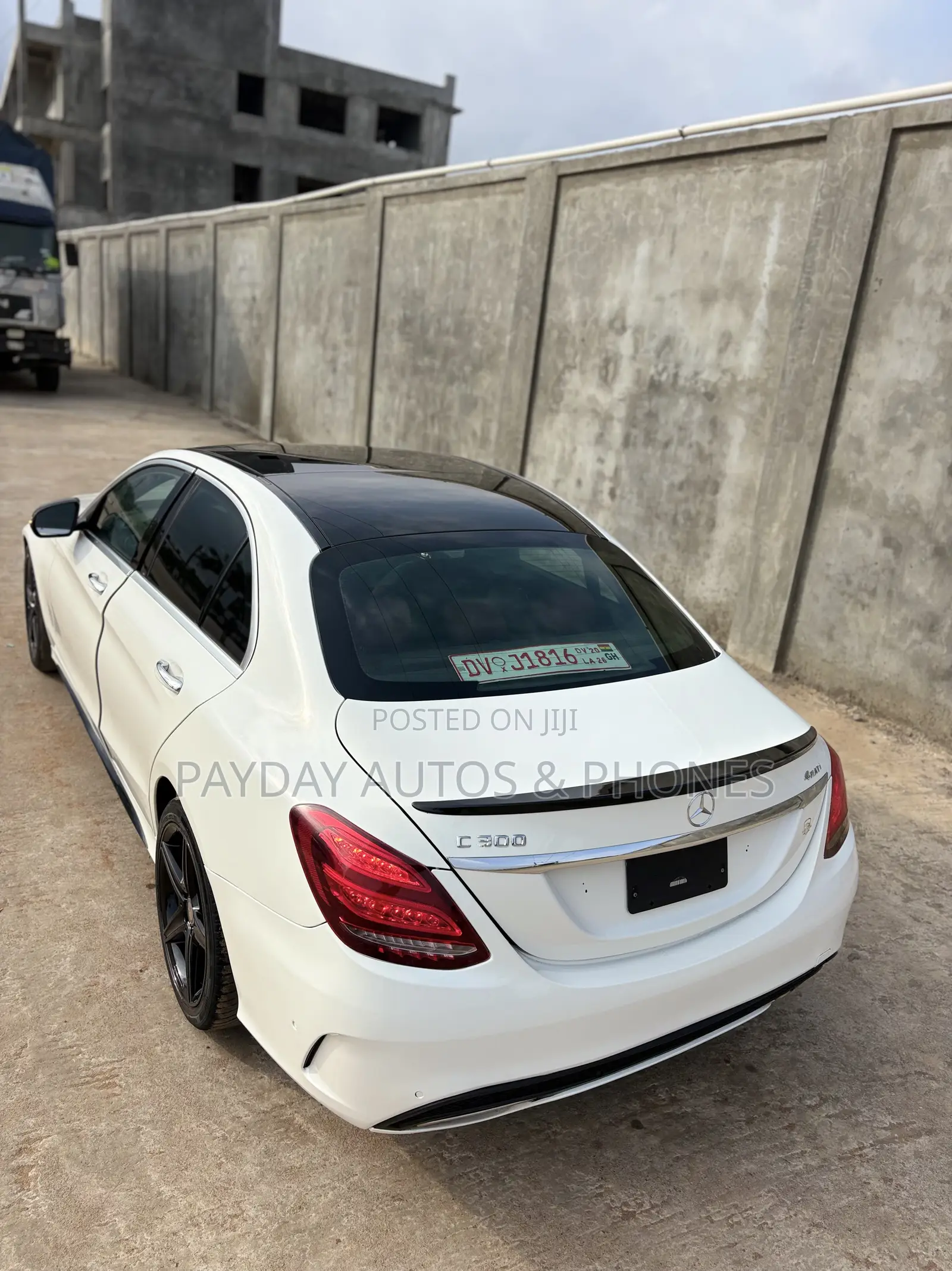 Mercedes-Benz C300 Base 4Matic Sedan AWD (2.0L 4cyl 7A) 2016 White