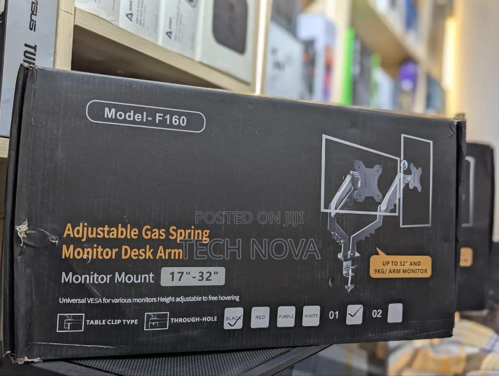 FI60 Dual Monitor Stand - Full Adjustable Monitor Desk Mount