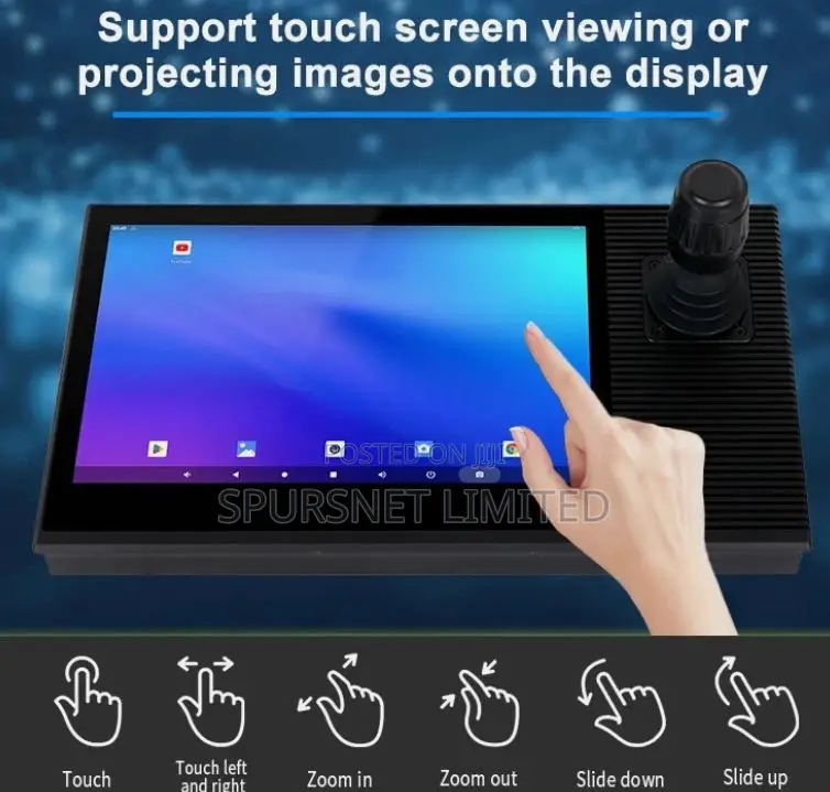 10.1" IPS Touch Screen PTZ Camera Contoller