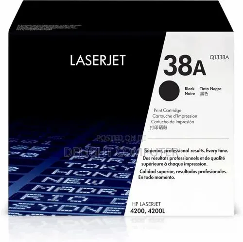 HP Original Toner 38a Black (Q1338a)