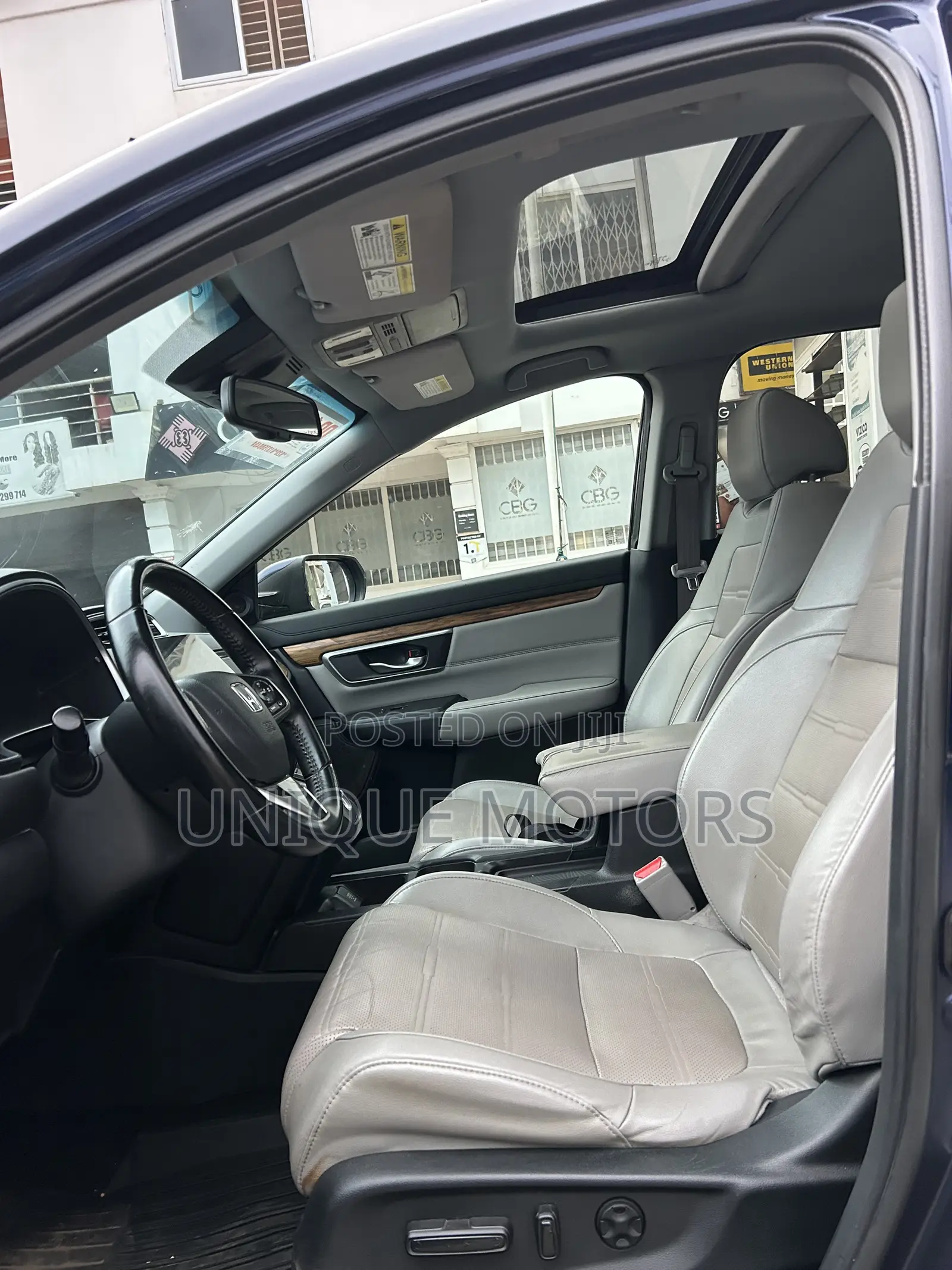 Honda CR-V EX-L 4dr SUV AWD (1.5L 4cyl CVT) 2017 Blue
