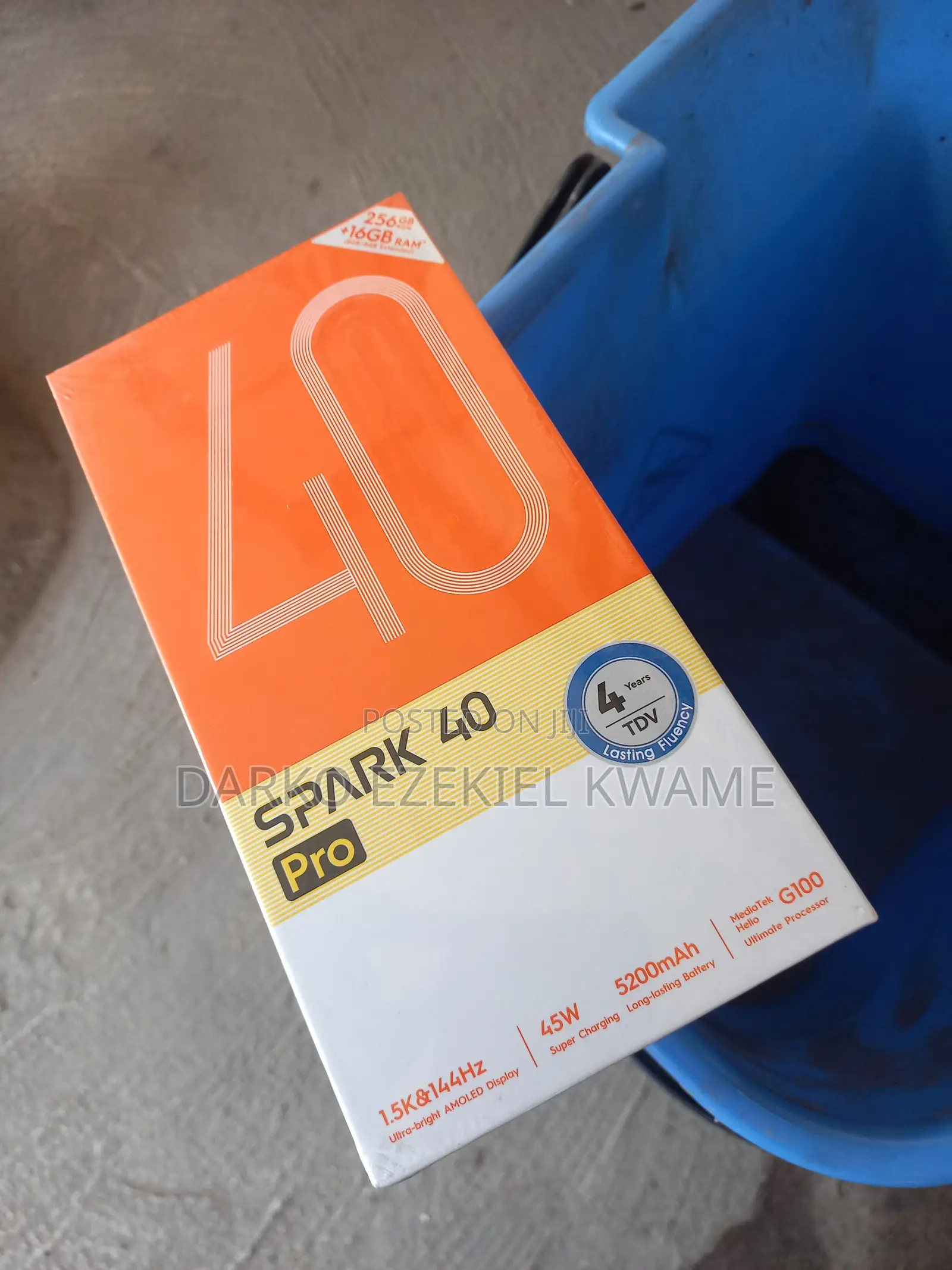 New Tecno Spark 40 Pro 256 GB Blue