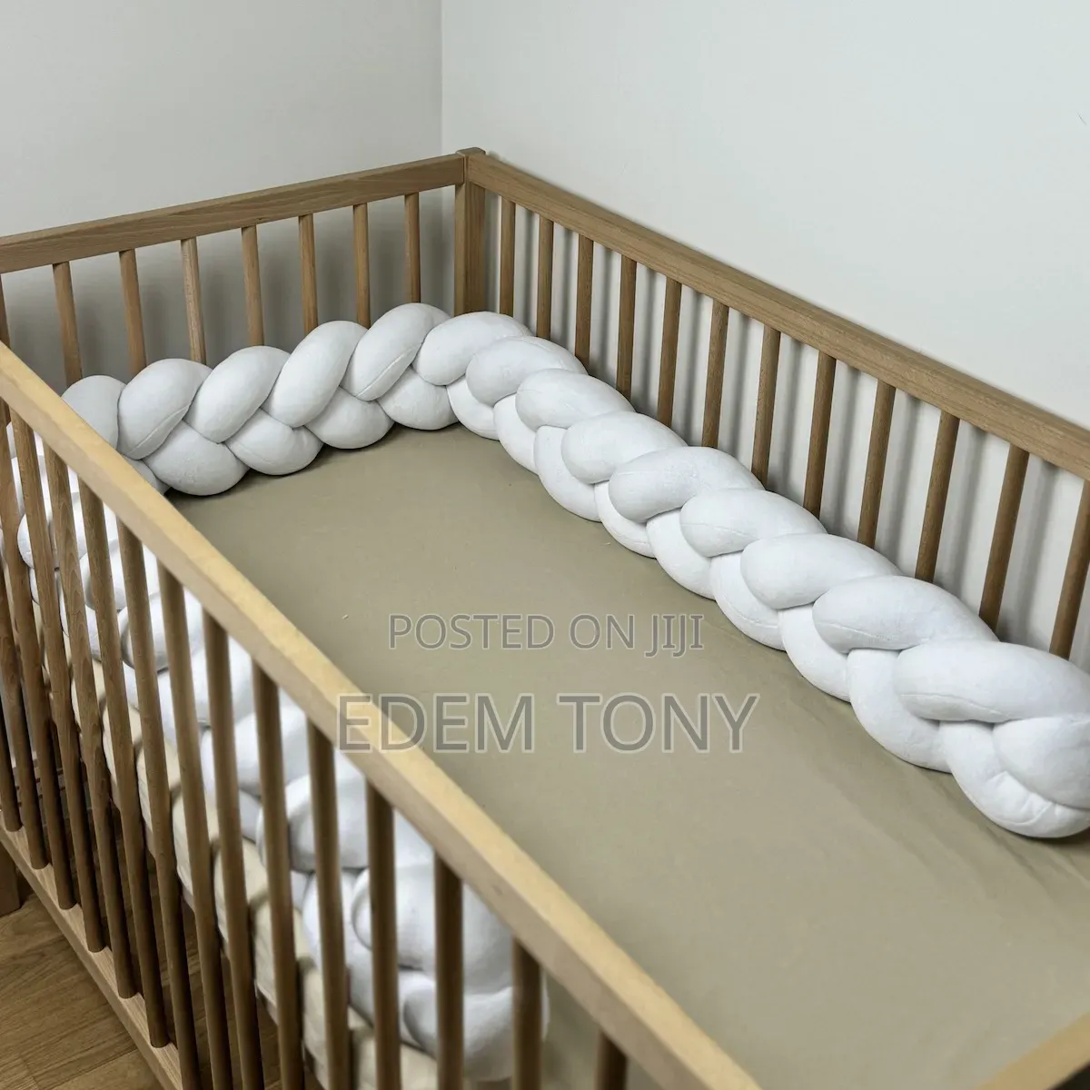 Mother Smile -Braided Crib/Cot Bumper-3meters