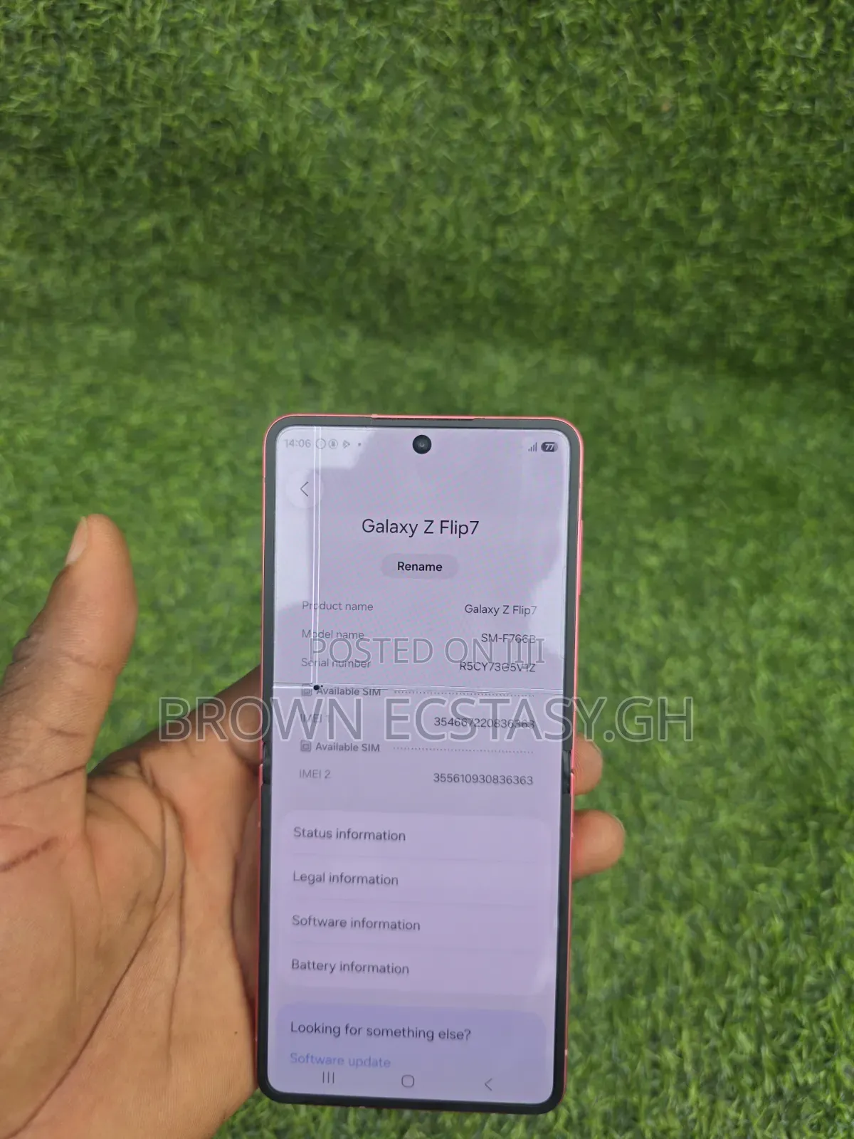 Samsung Galaxy Z Flip7 256 GB Pink