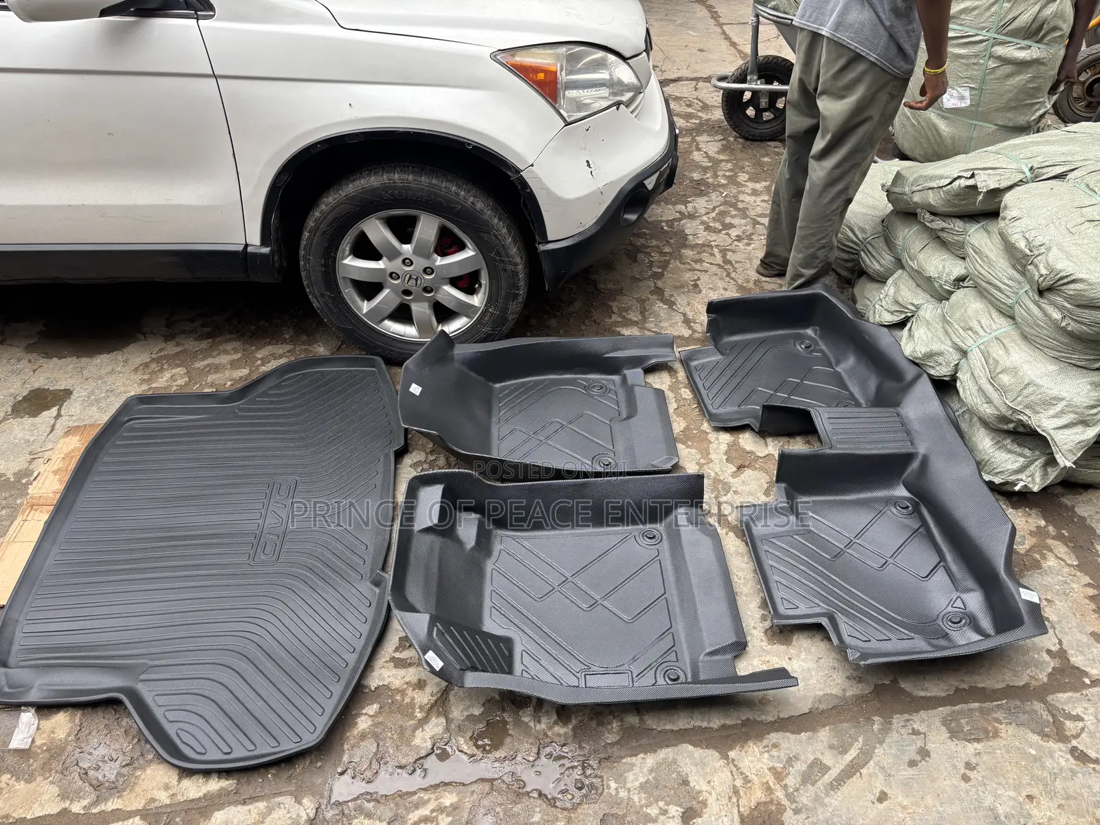 Honda Accord 2018 2019 2020 Boot Mat and 5D Floor Mat or Carpet