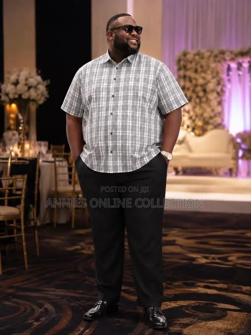 Men Plus Size Shirts 4xl to 6xl